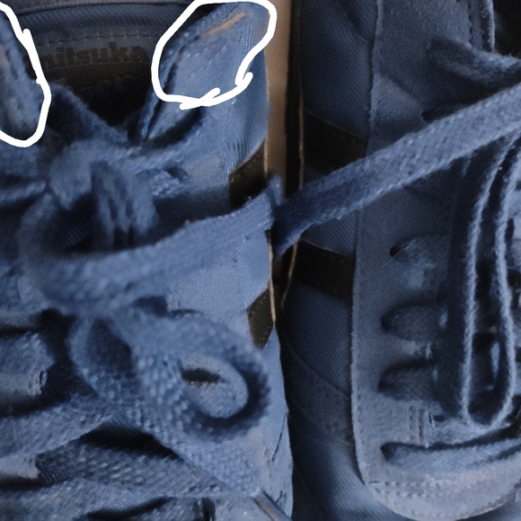 ONITSUKA TIGER Blue Athletic Sneakers Men’s US 12.5 EU 47 EUC - Picture 12 of 12